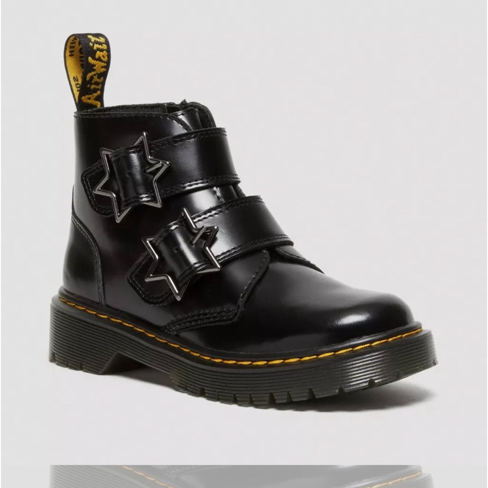 Dr. Martens Junior Devon Bex Leather Ankle Boots Kids size 4